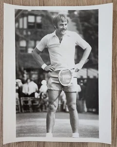John Newcombe Signed 8x10 Photo Tennis Star Hall Of Fame LEGEND RAD - Picture 1 of 2
