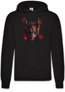 Hannya Mask III Hoodie Pullover Samurai Warrior Japan Japanese Ninja Theatre - Picture 1 of 1