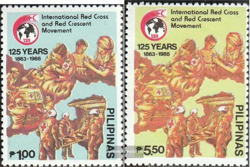 Philippines 1895-1896 MNH 1988 125 years Red Cross - Изображение 1 из 1