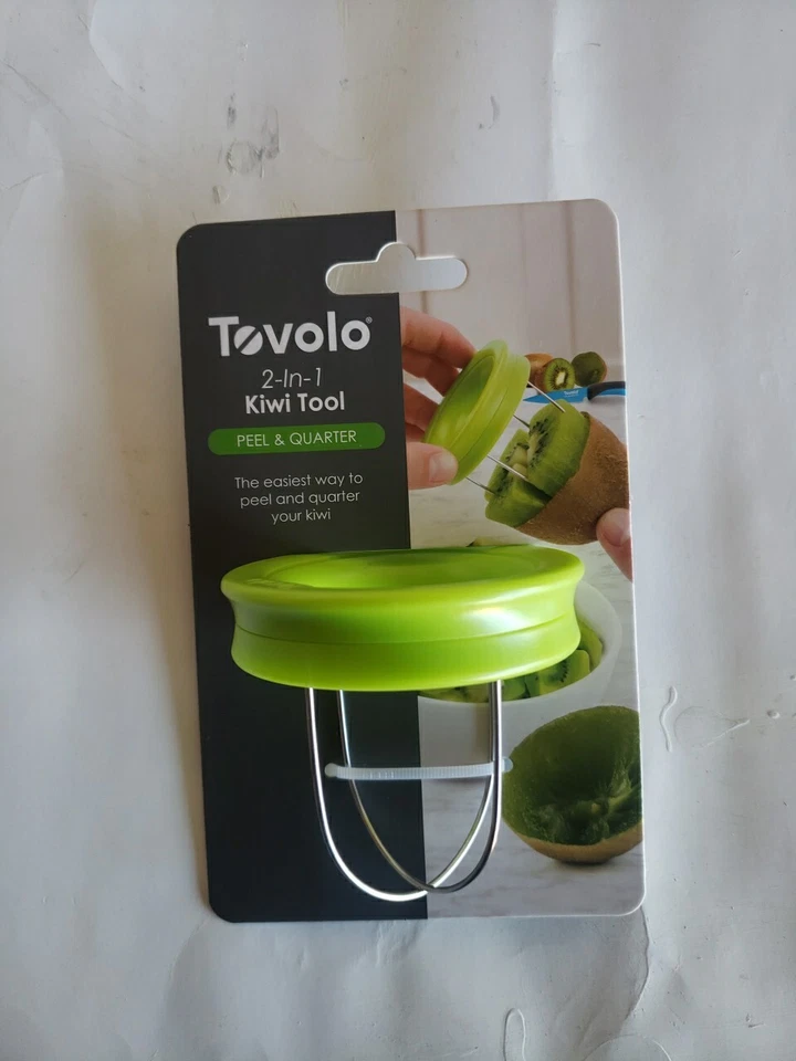 Tovolo 2 em 1, Ferramenta Kiwi Fácil de Agarrar, 1 EA, Verde - Imagem 1 de 4