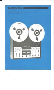 Tandberg Bedienungsanleitung user manual für TD- 20 A englisch Copy - Picture 1 of 1