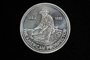 Engelhard Prospector 1985 1 oncia .999 argento in FDC! Bel ritrovamento! - Foto 1 di 2