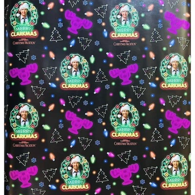 Hallmark Wrapping Paper National Lampoons Christmas Vacation 25 sq ft Holiday - Image 1 of 3