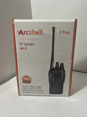 Arcshell AR-5 Two-Way Radio  - 2 Pack - Image 1 of 3