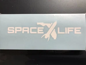 SPACE LIFE Fenster Aufkleber Sticker Spacex KSC Florida Cocoa Beach Salt Alien Rocket - Bild 1 von 3