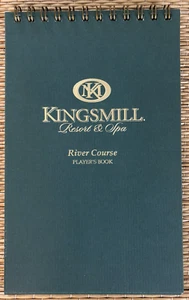 KINGSMILL RIVER COURSE Players' Book - New - Pete Dye Design - See Description - Picture 1 of 9