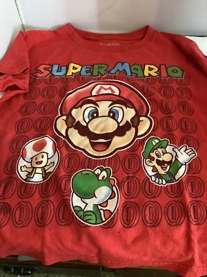 Super Mario Child’s Shirt Size 8 - Image 1 of 4