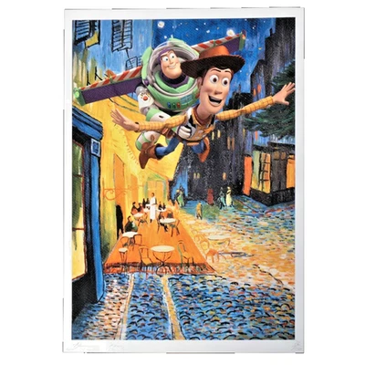 DEATH NYC Edición Limitada Impresión artística firmada por Toy Story Buzz Lightyear Woody 45x32 cm Foto 1 de 4