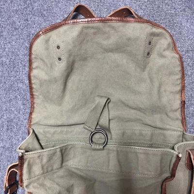 Vintage Polo Ralph Lauren Commuter Gentleman’s Briefcase Canvas Leather.  430B6￼ - Image 1 of 4