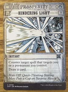 MTG Outlaws of Thunder Junction Breaking News, Hindering Light - Picture 1 of 1