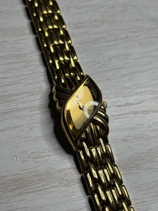 VERY WORN Vintage Seiko Quartz Ladies Asymmetrical Braided 4N00-6411 NEW BATTERY - Picture 1 of 12