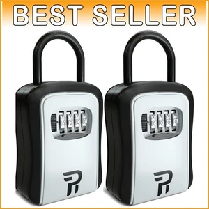 Large Capacity Key Safe with Adjustable Code Lock - Ideal for Home & Business - Picture 1 of 11