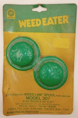 OEM WEED EATER REPLACEMENT SPOOLS WEED LINE FOR MODEL 307 227 317 0.65" NYLON  - Image 1 of 4