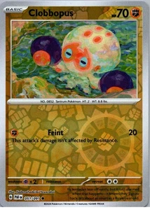 Clobbopus - Common - SV: Paldean Fates - 051/091 - NM - Reverse Holo - Picture 1 of 2
