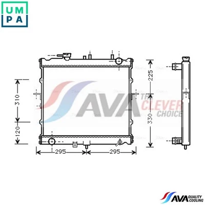 RADIATOR ENGINE COOLING KAA2022 FOR KIA SPORTAGE/SUV FE 2.0L 4cyl SPORTAGE SUV - Image 1 of 4