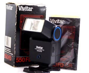 CANON / RICOH DEDICATED VIVITAR 550FD BOUNCE CAMERA FLASH TESTED (EXCELLENT) - Picture 1 of 6