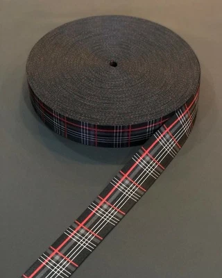 Replacement Fabric Belt Seat for VW MK7 Golf Gti MK1 MK2 T1 T2 T3 Grey Red - Image 1 of 4