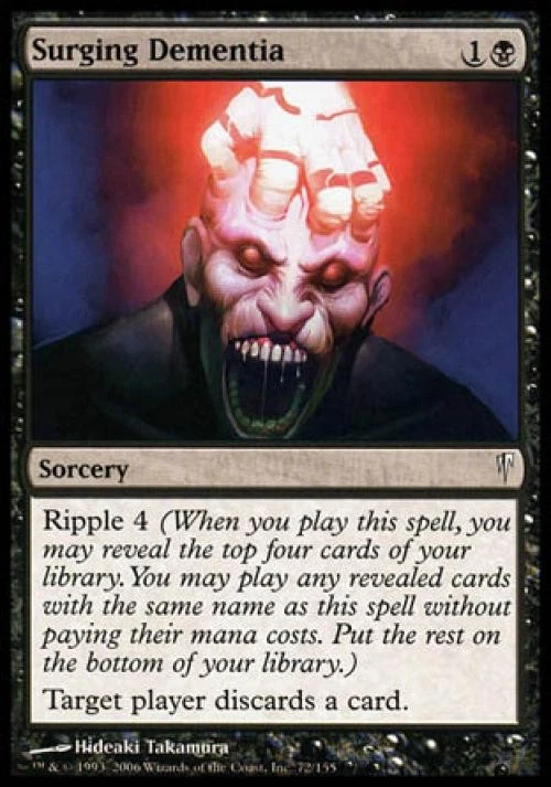 Surging Dementia - Medium Play MTG Coldsnap - Image 1 of 1
