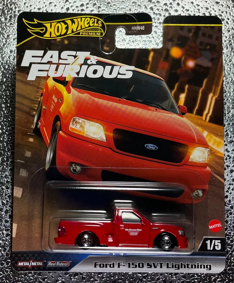 FORD F 150 SVT LIGHTNING FAST & FURIOUS HOT WHEELS CAR CULTURE PREMIUM - Image 1 of 1