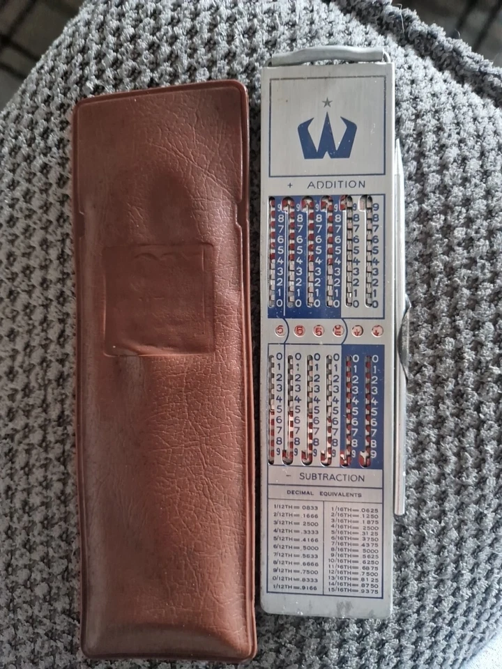 Vintage Accurator Pocket Adding/Subtracting Machine Calculator Metal - Image 1 of 1