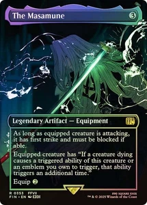 MAGIC FINAL FANTASY THE MASAMUNE (BORDERLESS FOIL) R 353 FIN MTG FCA TCG - Picture 1 of 1