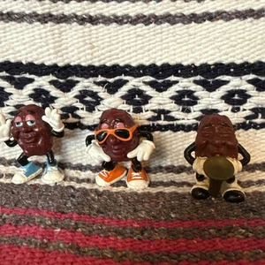 CALIFORNIA RAISINS PVC Figures - 1987 Lot of 3 Vintage figures - Picture 1 of 19