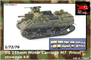 Redog 1:72 US GMC Hellcat stowage set. - Picture 1 of 4