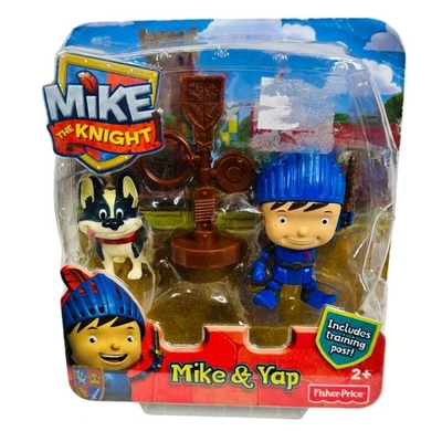 Figuras de juguete Mike el caballero y Yap perro cachorro Fisher Price  Foto 1 de 4