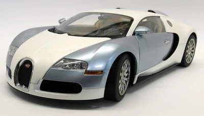 Autoart 1/12 Scale 12533 Bugatti EB 16.4 Veyron Production Car Pearl Ice Blue - Image 1 of 4