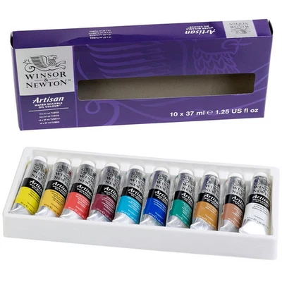 Winsor and Newton - Artisan Oil Colour Watermixable - 10 x 37ml - Tube Set - Image 1 of 4