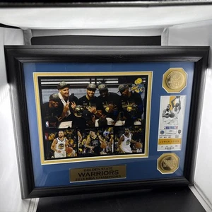 2018 Golden State Warriors Danbury Mint Präsentation (Medaille, Ticket, Bild) - Bild 1 von 8