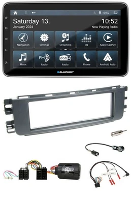 Blaupunkt USB DAB SD Lenkrad Bluetooth Autoradio für Smart ForFour 04-06 W454 Au - Bild 1 von 4