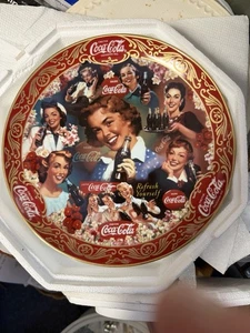 Coca Cola "Fabelhafter 50er Jahre Franklin Mint Sammelteller Limited Edition - Bild 1 von 2