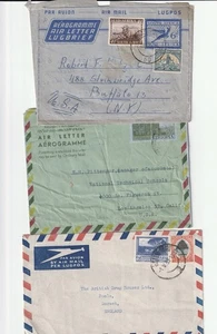 (3) SÜDAFRIKA /ÄTHIOPIEN LUFTBRIEF AEROGRAMM MIT ORIGINAL KORRESPONDENZ - Bild 1 von 2