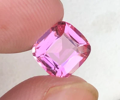 2.1 Cts Natural Cushion Cut Baby Pink Color Tourmaline Gemstone From Afghanistan - Image 1 of 4