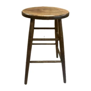 Vintage Union City Chair Co. Shaker Style Solid Wood Counter Bar Stool 23.5" - Picture 1 of 6
