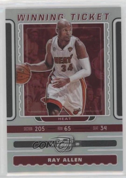 2019-20 Panini Contenders Optic Winning Tickets Ray Allen #16 HOF - Image 1 of 2