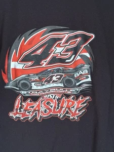 JUSTIN Leasure #43 T-Shirt Shirt Adult XL Stray Bullet Motorsports - Picture 1 of 5