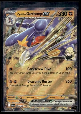 Cynthia's Garchomp ex 104/182 Pokemon SV10: Destined Rivals Holo - Image 1 of 2