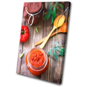 Food Kitchen rustic  SINGLE CANVAS WALL ART Picture Print VA - Picture 1 of 1