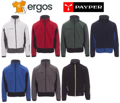 Payper STORM Softshelljacke Arbeit Sport mit Innenkapuze Herren Jacke - Bild 1 von 2