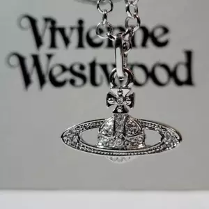 Vivienne Westwood MINI BAS RELIEF Halsketten und Anhänger Silber ohne Box Outlet - Bild 1 von 21