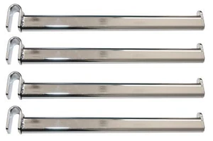 20x Abhänger Frontarm Tragarm gerade 35 cm verchromt metall Ladeneinrichtung - Bild 1 von 5