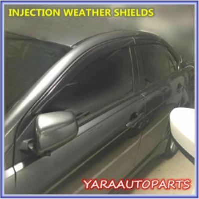 Injection Weather Shields Weathershields Suitable for Mitsubishi Lancer CJ 2007+ - image 1 of 4