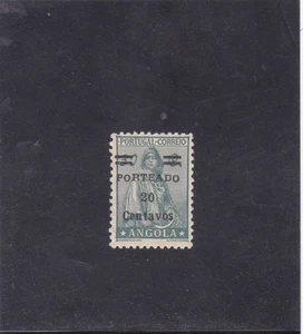 ANGOLA CERES SURCHARGED 20 s 30 c. (1949) MH - Picture 1 of 1