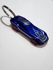 CUSTOM engraved Hot Wheels 2023 HW Experimotors 2/5 Blue/Red Coupe Clip 