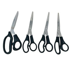 4 Pcs Westcott All-Purpose Value Shears Stainless Steel Scissors, 8 in, Bent - Picture 1 of 4