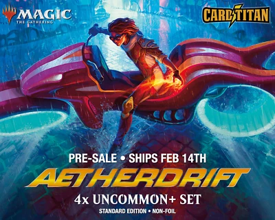 Magic MTG - AETHERDRIFT - 4x Common & Uncommon Set x4 - CARDTITAN - Image 1 of 2