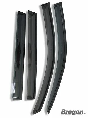 Finestrino Deflettori Per Jeep Cherokee Kl 2014 + Colorato Sole Pioggia X - Immagine 1 di 3