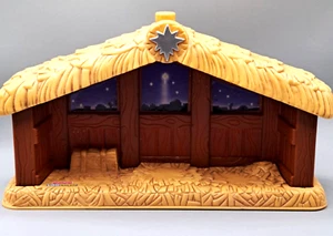 Fisher Price Little People Nativity Christmas Replacement Stable Manger Creche - Picture 1 of 7
